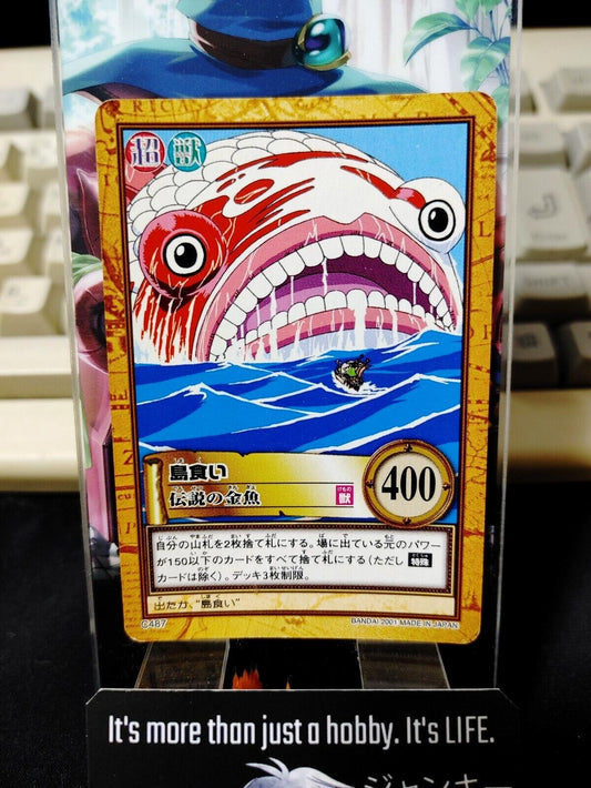 One Piece Bandai Carddass Card Island Eater C487 Japanese Retro Vintage Japan