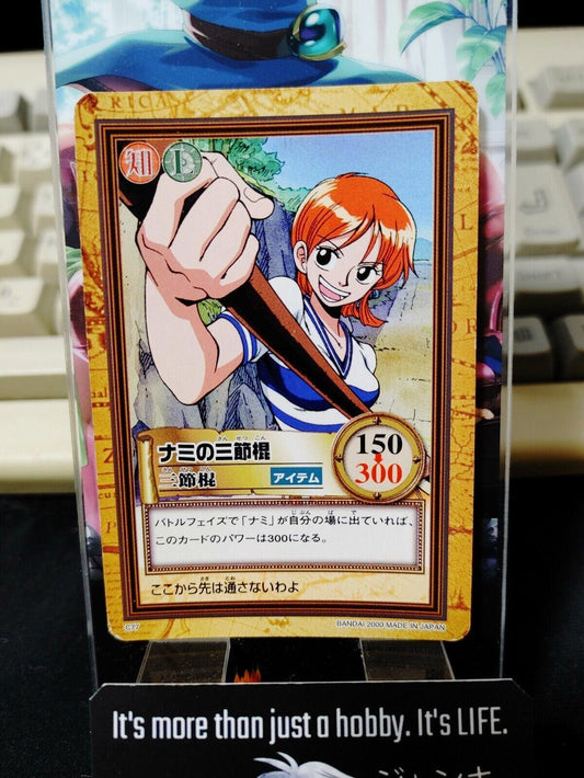 One Piece Bandai Carddass Card Nami C77 Japanese Retro Vintage Japan