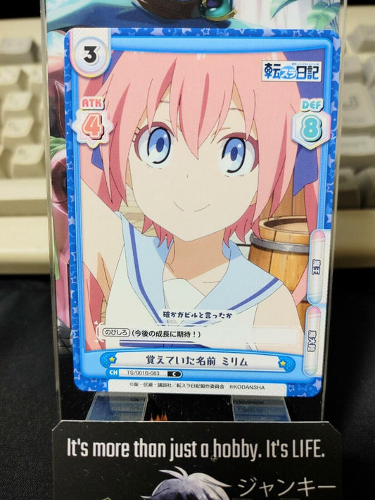 That Time I Got Reincarnated As A Slime Card Milim TS/001B-083 Japan