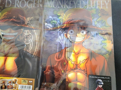 Anime One Piece Animation Luffy Gold Roger Design File Set Japan Limited