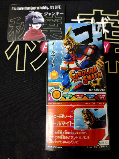 My Hero Academia Heroes Battle Rush Card All Might BHA-06-034-R Japan