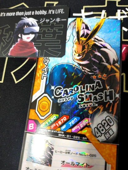 My Hero Academia Heroes Battle Rush Card All Might BHA-01-025-SR Japan