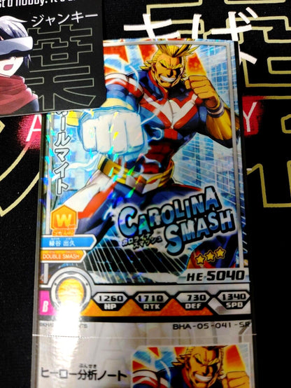 My Hero Academia Heroes Battle Rush Card All Might BHA-05-041-SR Japan