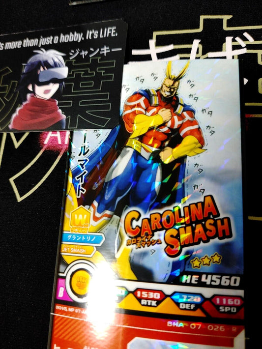 My Hero Academia Heroes Battle Rush Card All Might BHA-07-026-R Japan