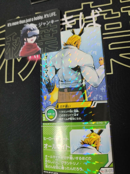 My Hero Academia Heroes Battle Rush Card All Might BHA-06-070-S Japan