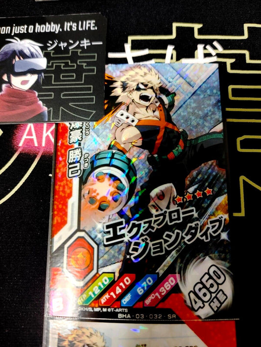 My Hero Academia Heroes Battle Rush Card Bakugo BHA-03-032-SR Japan