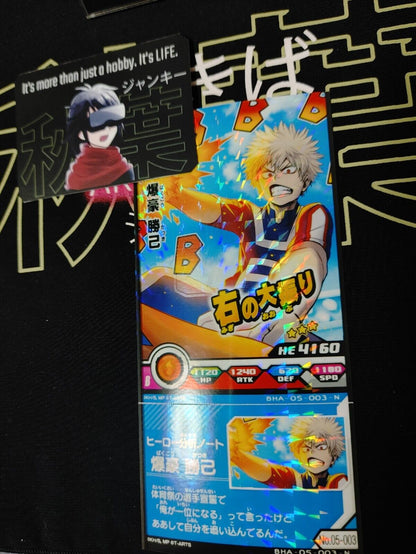 My Hero Academia Heroes Battle Rush Card Bakugo BHA-05-003-N Japan