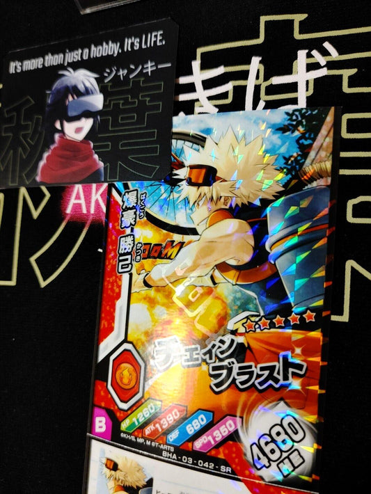 My Hero Academia Heroes Battle Rush Card Bakugo BHA-03-042-SR Japan