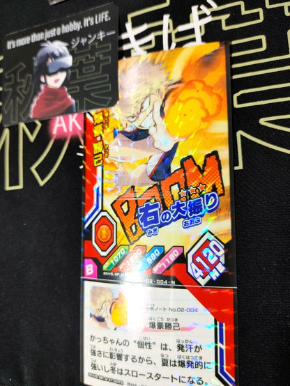 My Hero Academia Heroes Battle Rush Card Bakugo BHA-02-004-N Japan