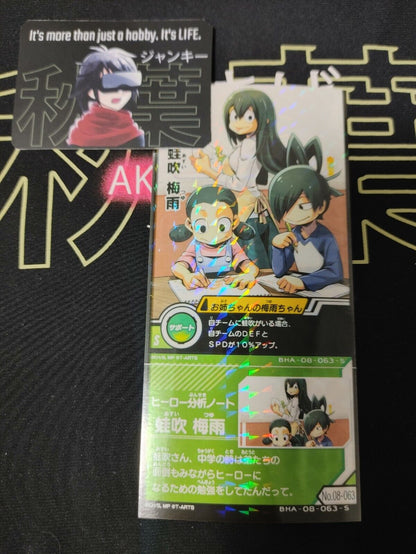 My Hero Academia Heroes Battle Rush Card Tsuyu Asui BHA-08-063-S Japan