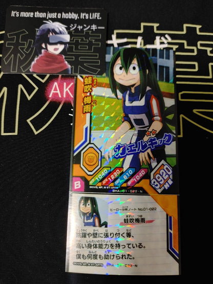 My Hero Academia Heroes Battle Rush Card Tsuyu Asui BHA-01-022-N Japan