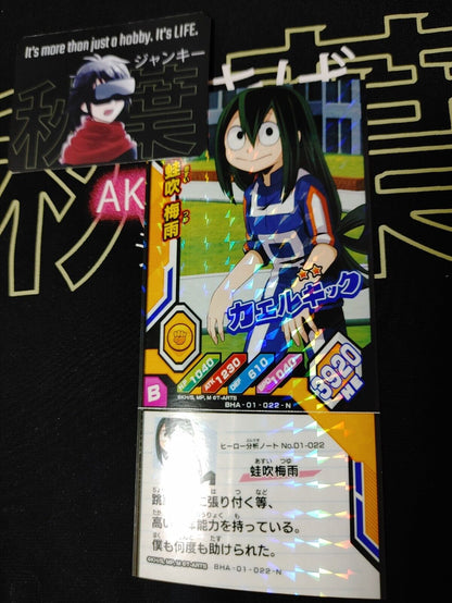 My Hero Academia Heroes Battle Rush Card Tsuyu Asui BHA-01-022-N Japan