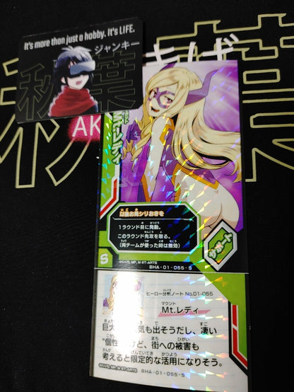 My Hero Academia Heroes Battle Rush Card Mt. Lady BHA-01-055-S Japan