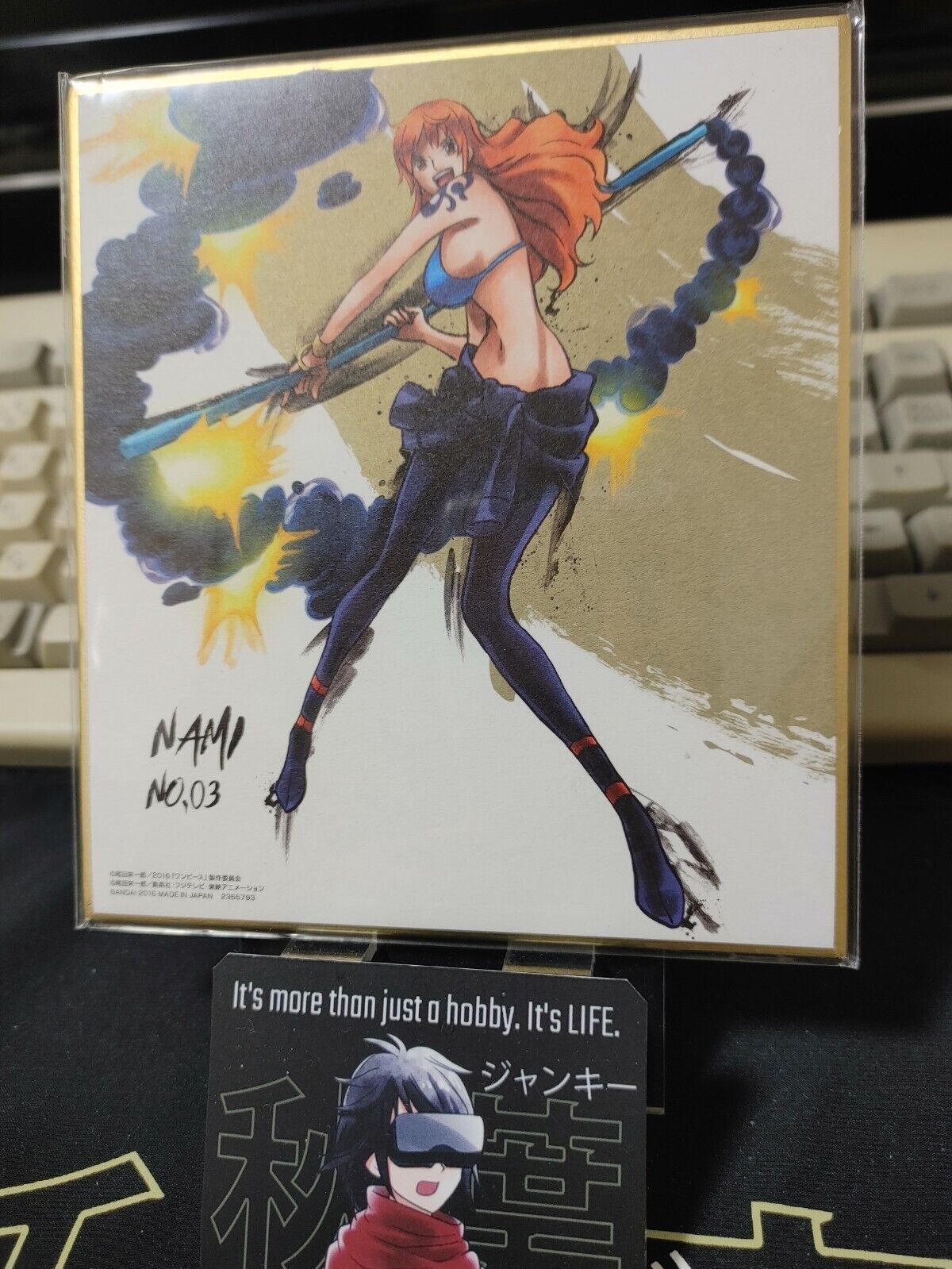 Anime One Piece Animation Nami Art Design Panel Board Shikishi Japan Limited