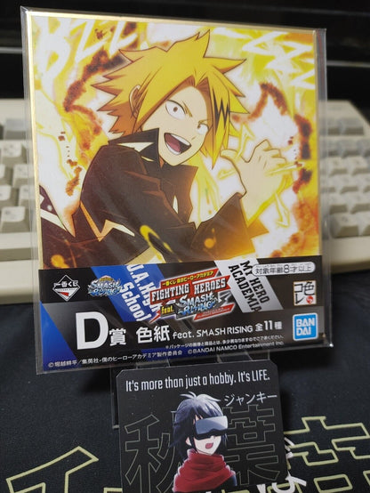 My Hero Academia Anime Shikishi Art Panel Denki Kaminari Japan Limited Release