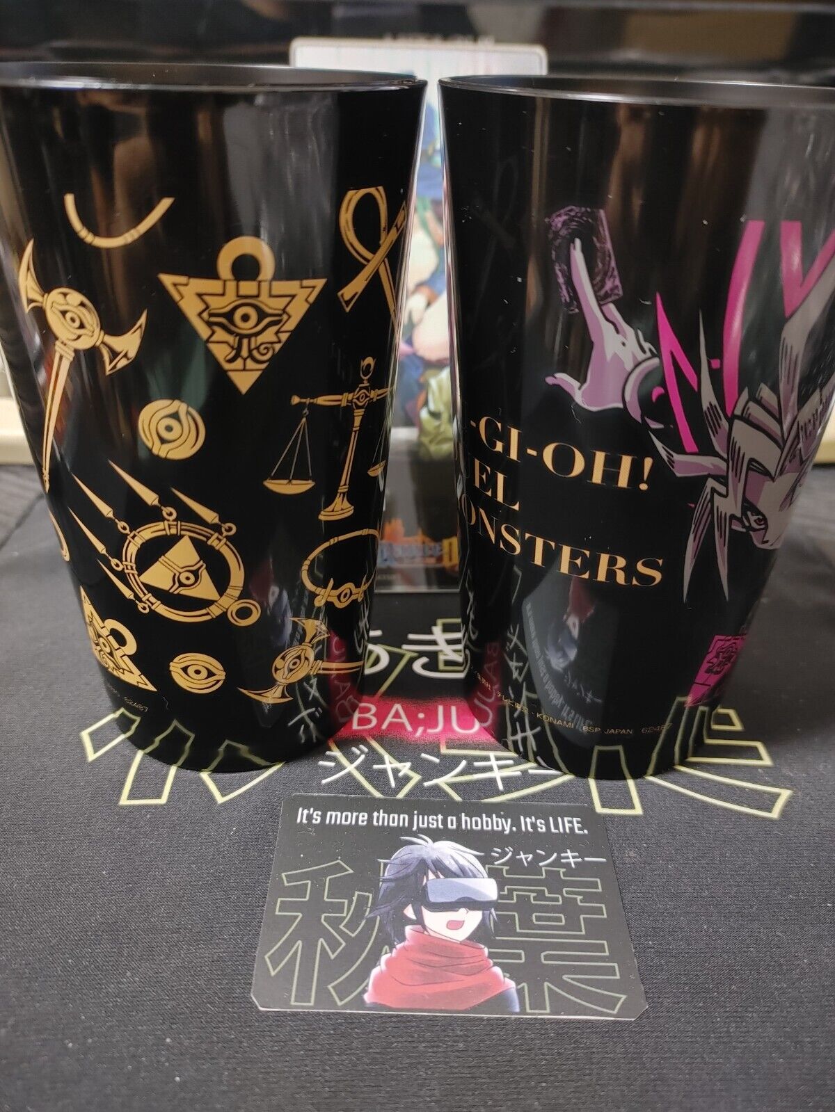 Yu-Gi-Oh! Yami Yugi Millennium Item Plastic Cups Limited Release Prize Set Japan